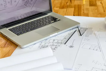 plan chantier bungalow