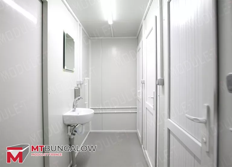 espace sanitaire bungalow module-T