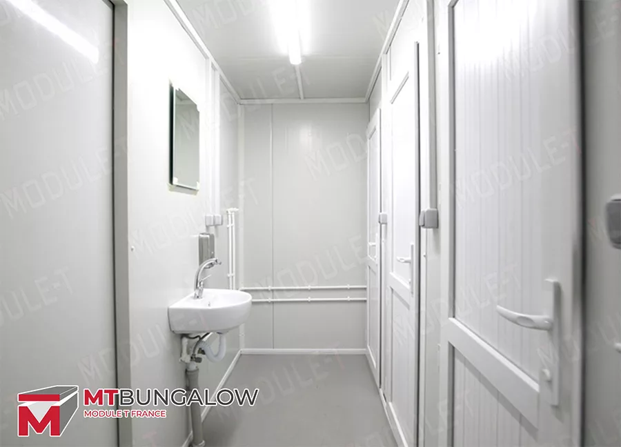 espace sanitaire bungalow module-T