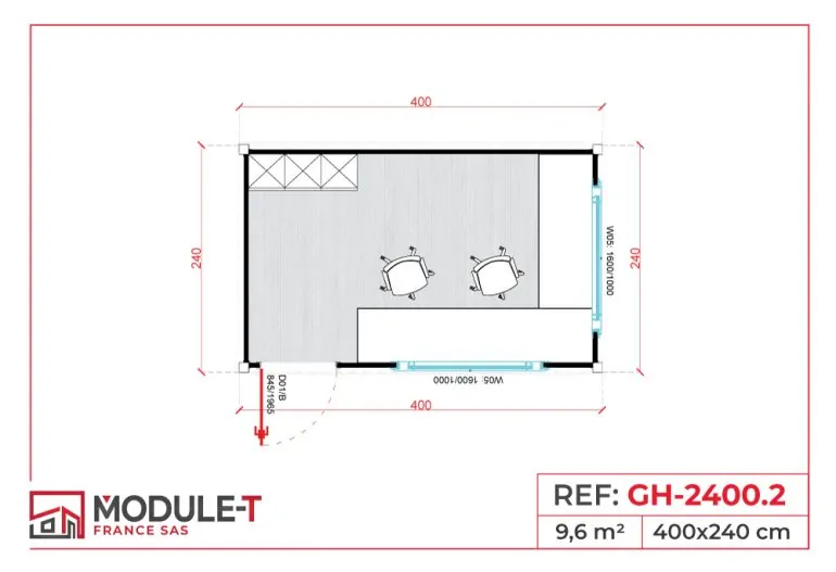 Bureau simple de chantier