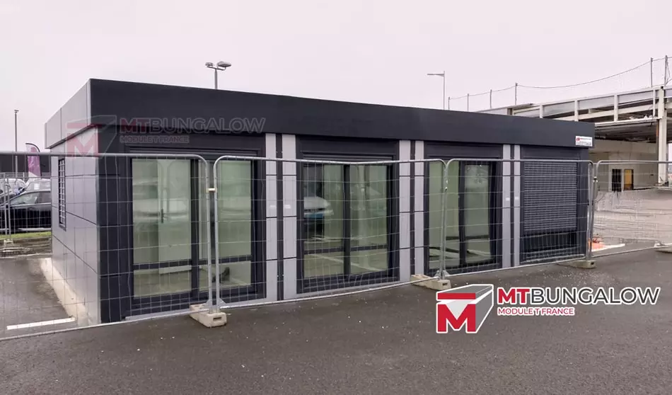 Bâtiment modulaire de 58 m² livré à Chartres