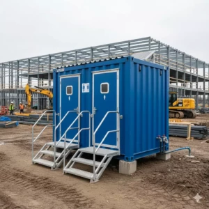 Bungalow sanitaire de chantier : obligations légales, dimensionnement et responsabilités