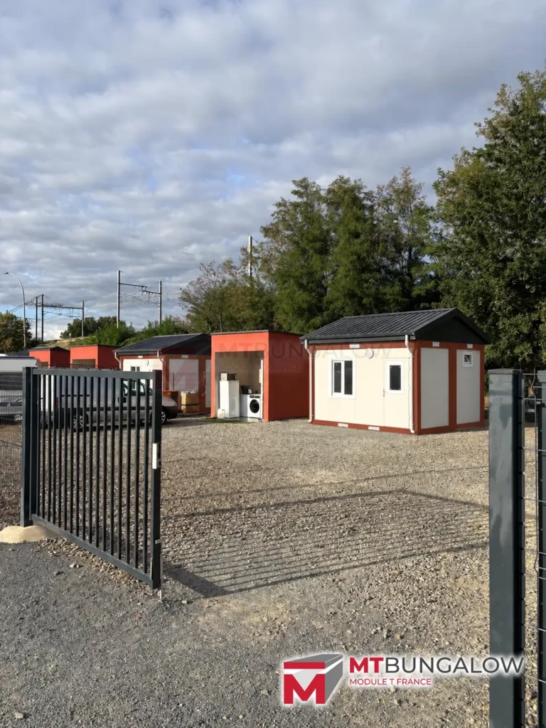 Logements modulaires pour gens du voyage à Brive-la-Gaillarde